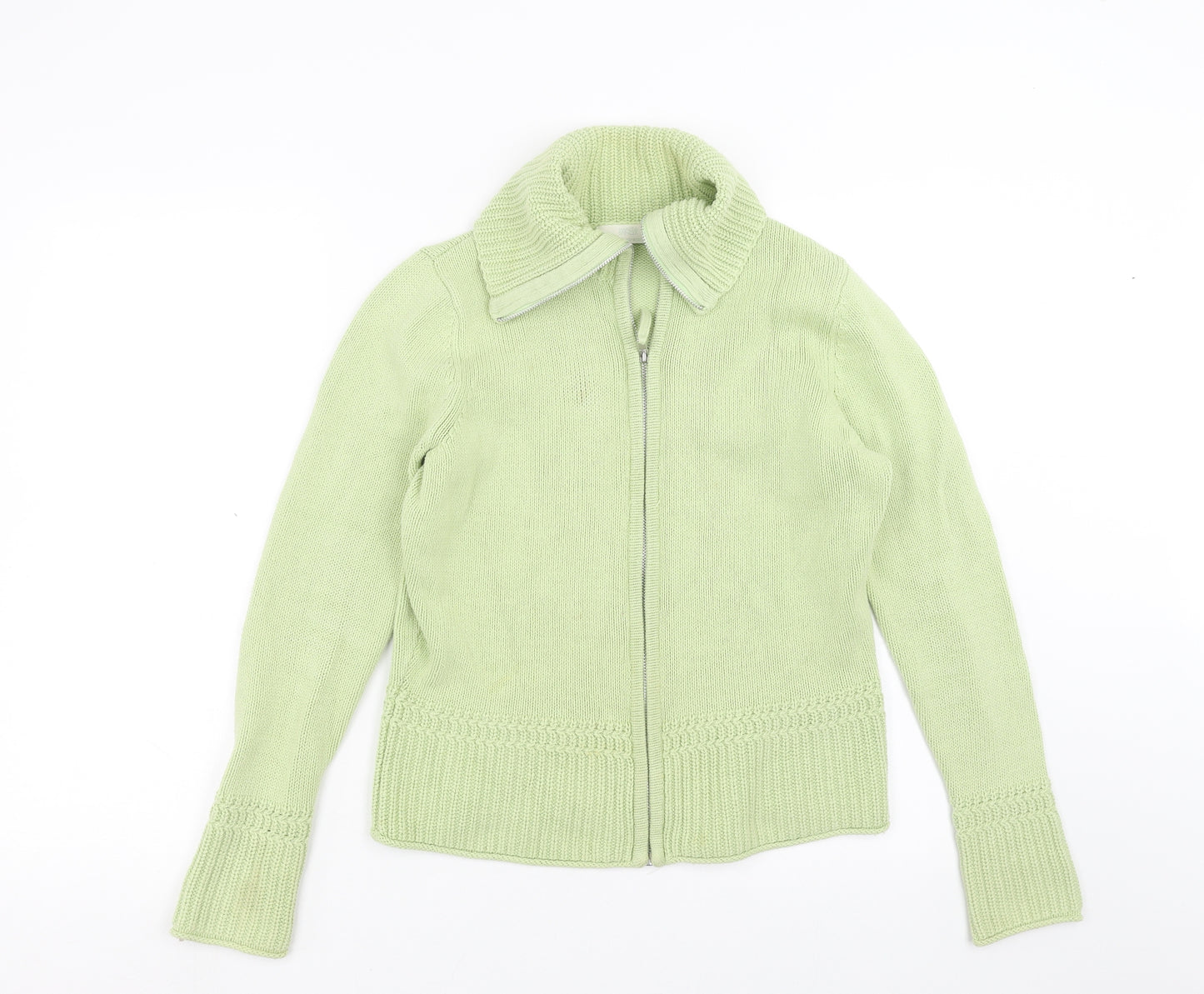 Marks and Spencer Womens Green  Knit Cardigan Jumper Size 14