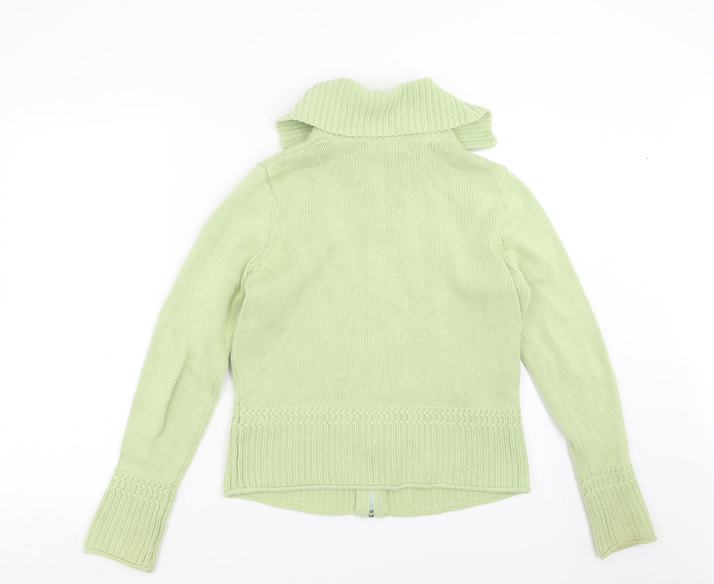 Marks and Spencer Womens Green  Knit Cardigan Jumper Size 14