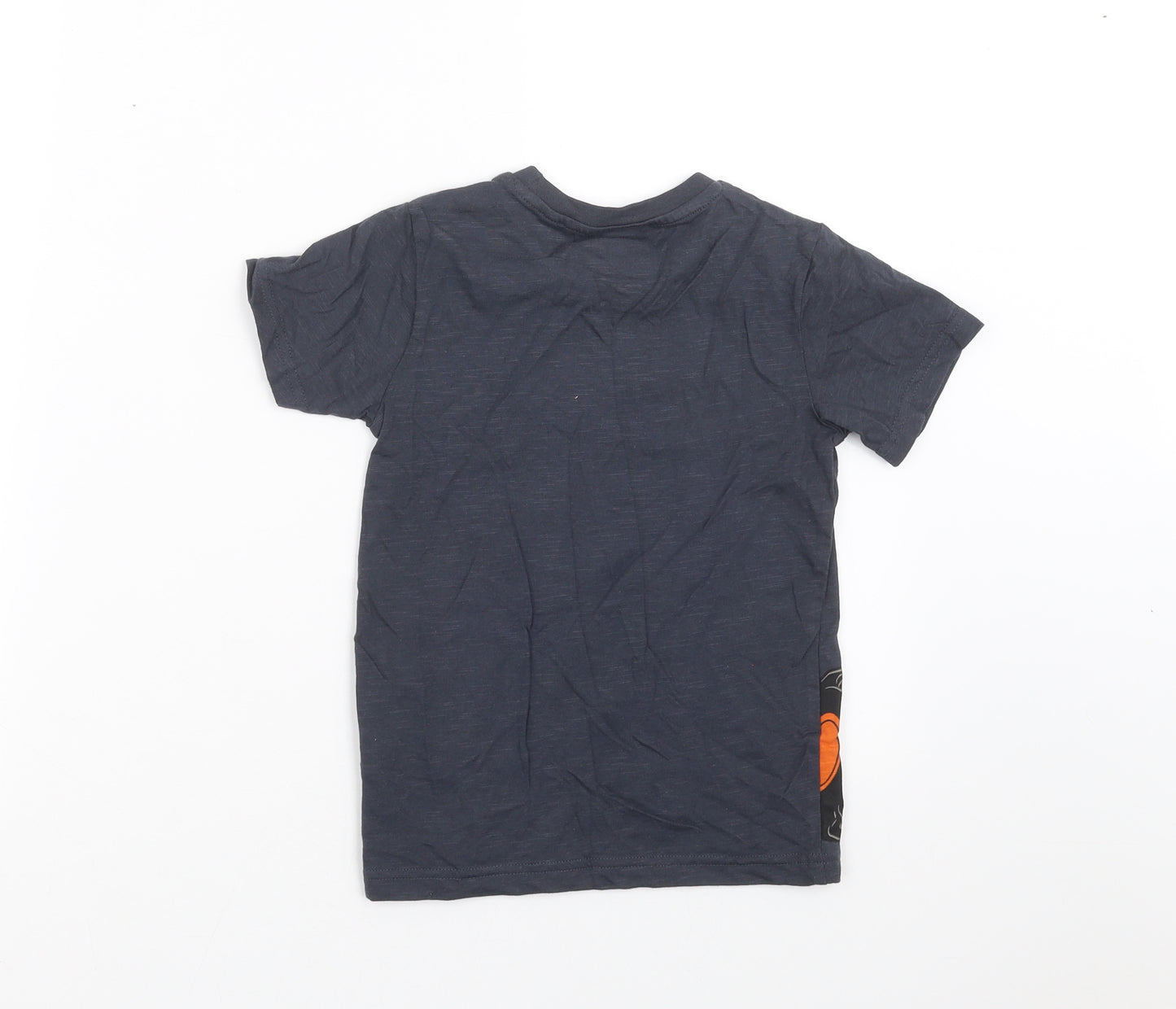 NEXT Boys Grey   Basic T-Shirt Size 4-5 Years  - car