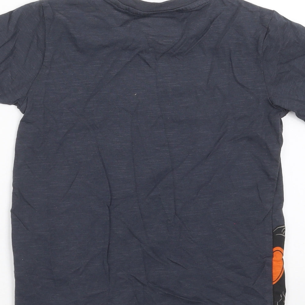 NEXT Boys Grey   Basic T-Shirt Size 4-5 Years  - car