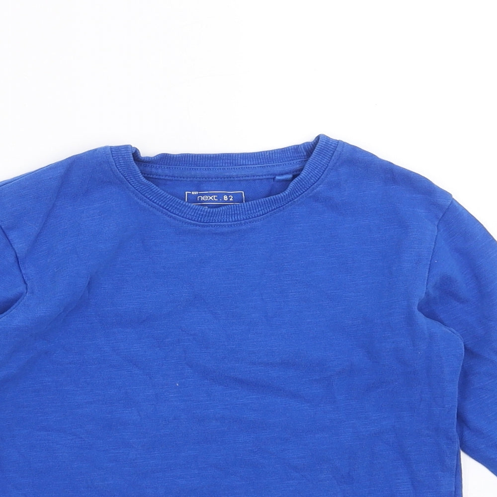 NEXT Boys Blue   Pullover Sweatshirt Size 4 Years