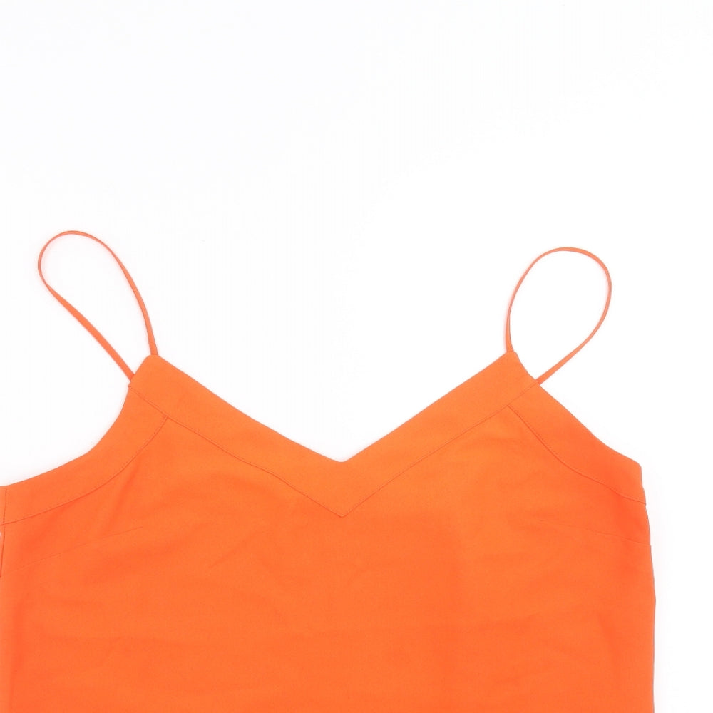Topshop Womens Orange   Camisole Blouse Size 10
