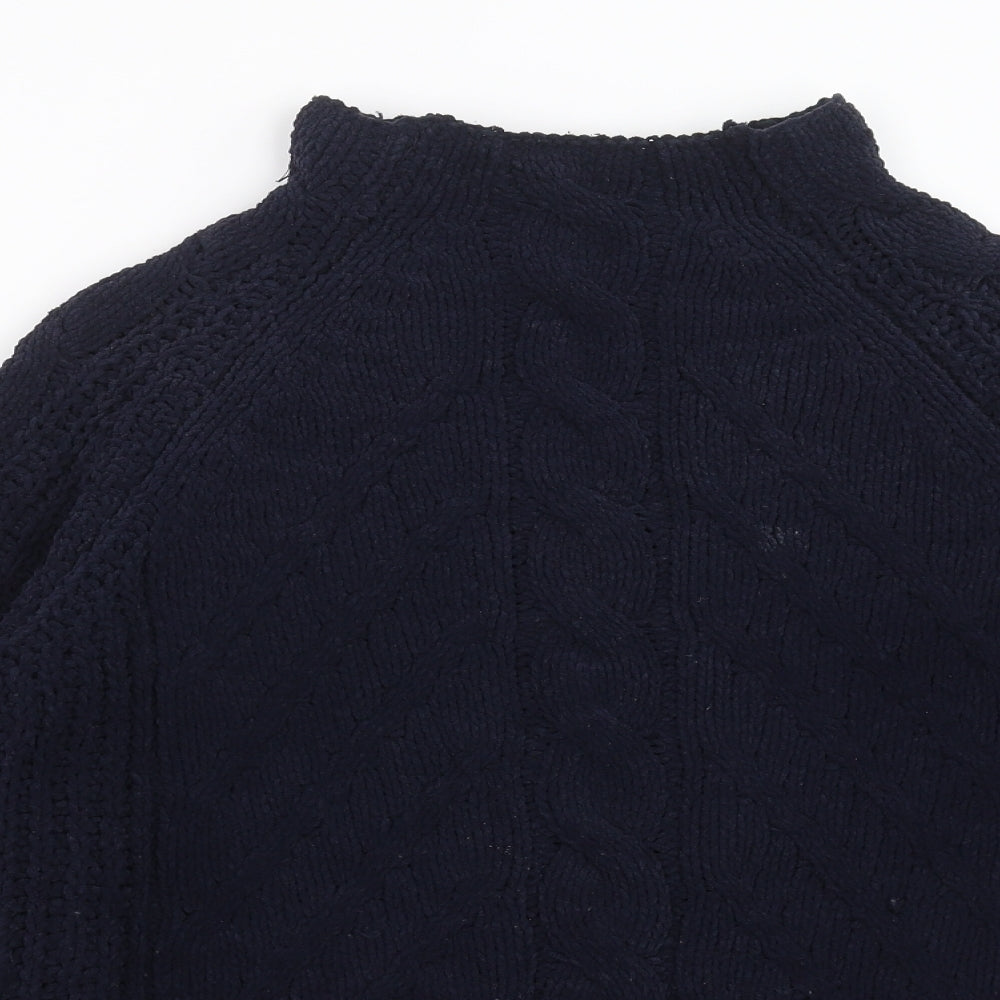 Marks and Spencer Womens Blue  Knit Pullover Jumper Size S