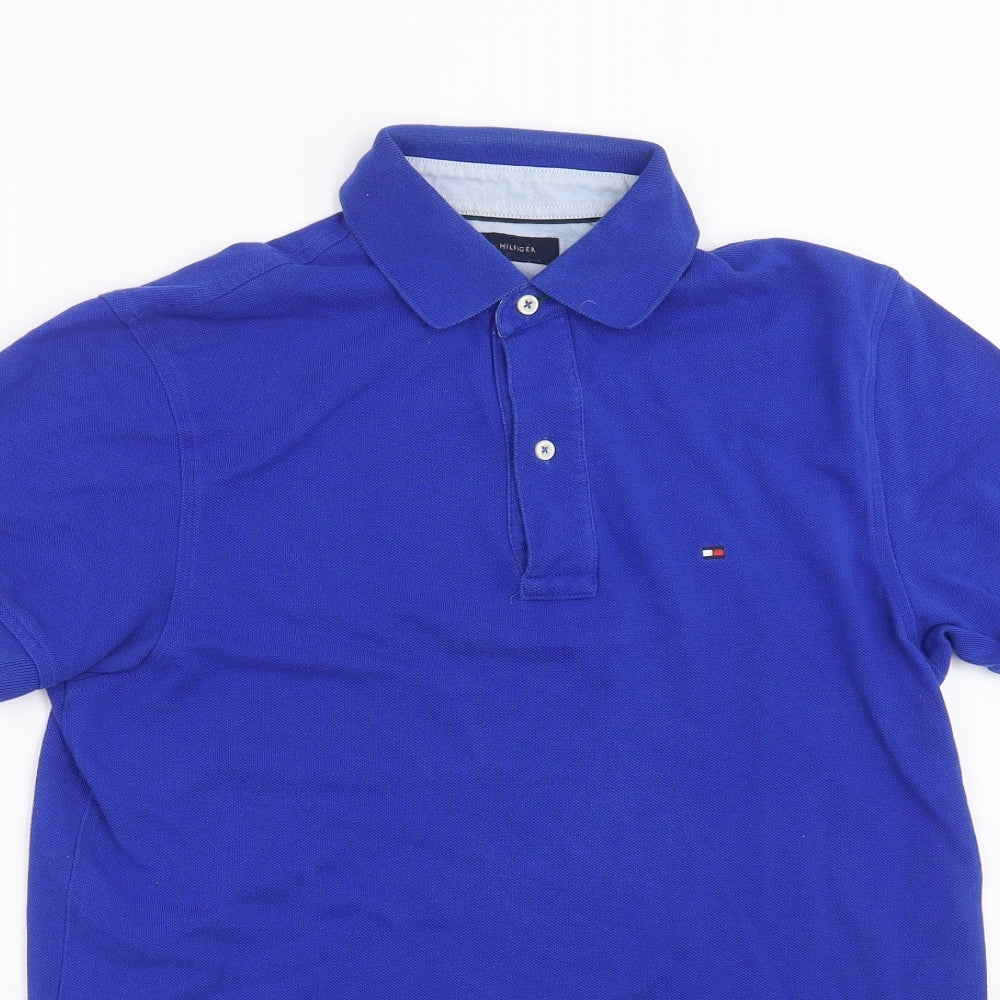 Tommy Hilfiger Mens Blue    Polo Size XS
