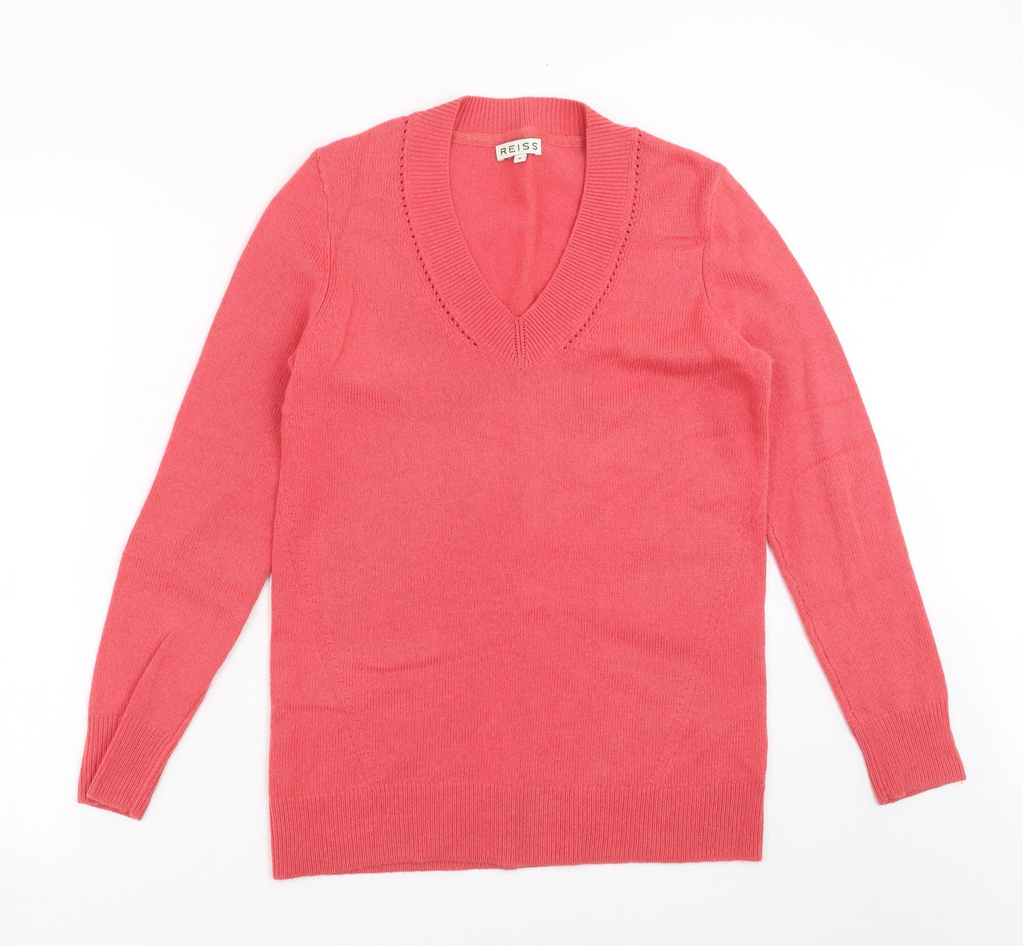 Reiss Womens Pink  Knit Pullover Jumper Size M