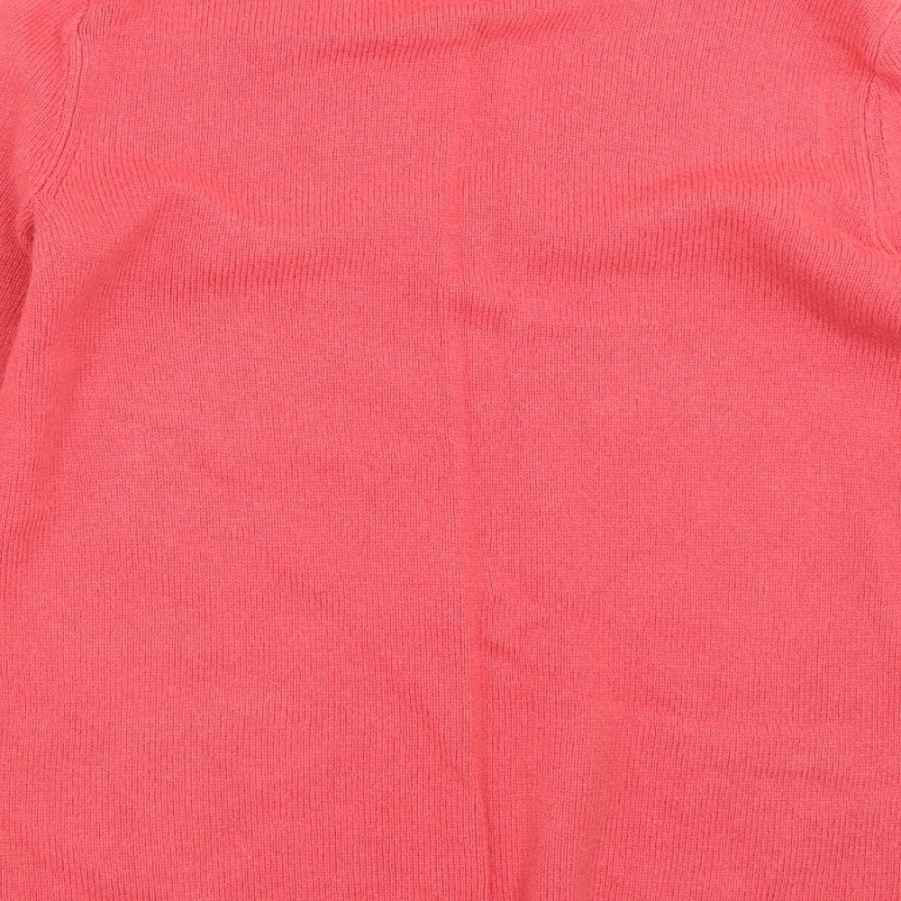 Reiss Womens Pink  Knit Pullover Jumper Size M