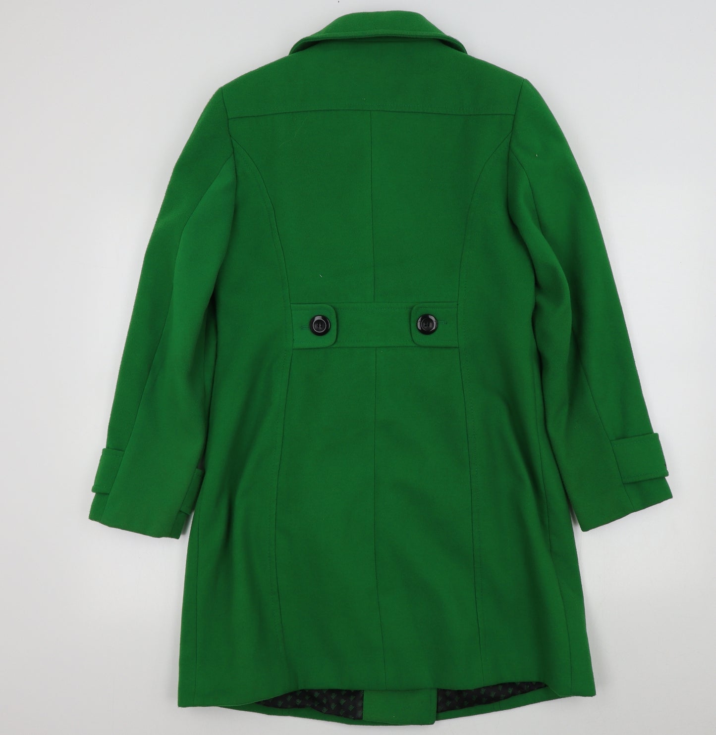 M&S Womens Green   Jacket Coat Size 12