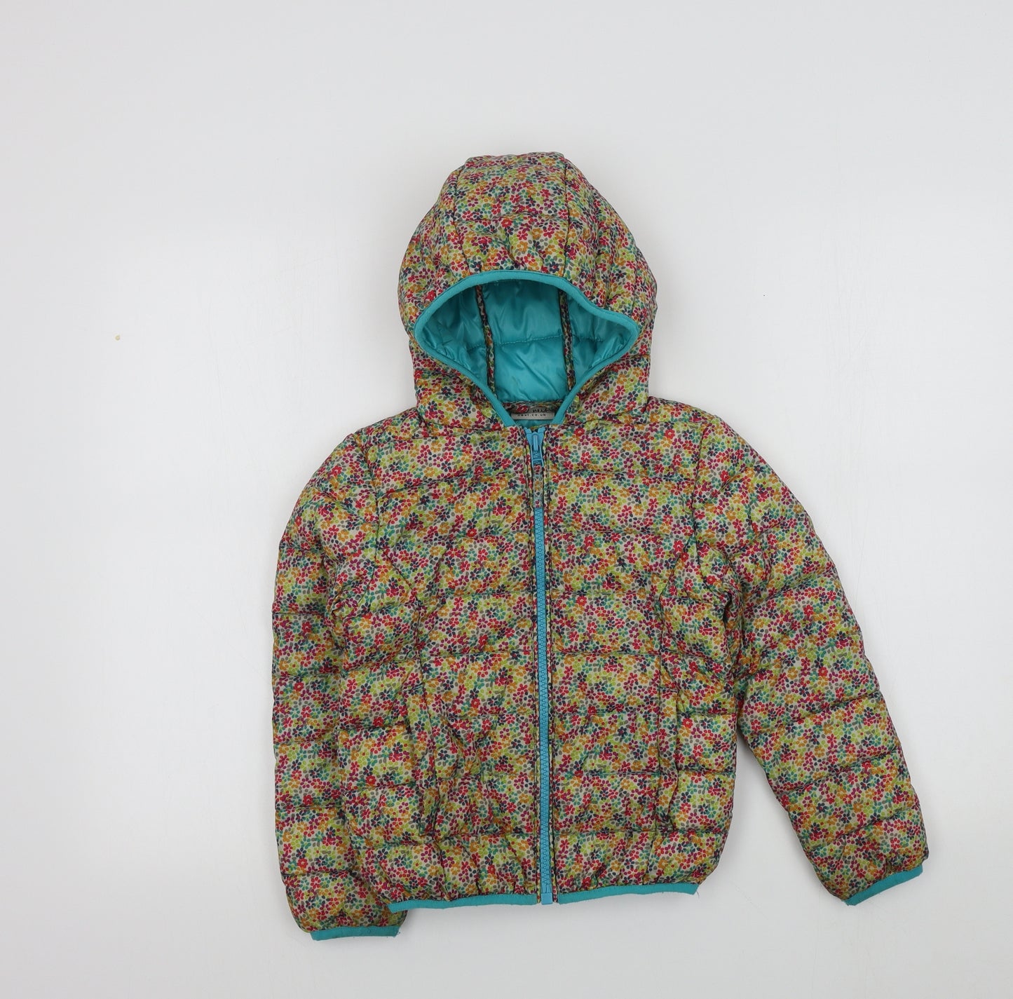 NEXT Girls Multicoloured Geometric  Jacket  Size 7 Years