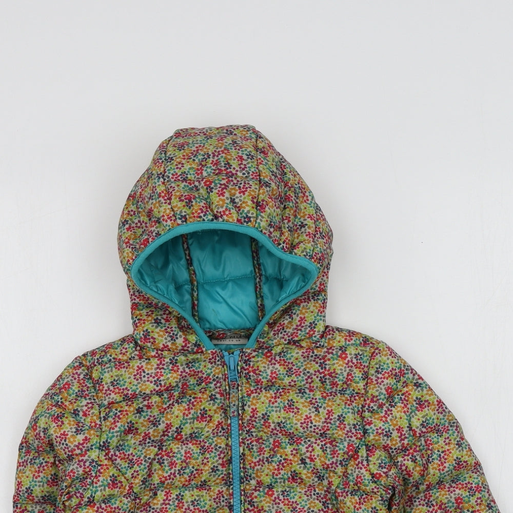 NEXT Girls Multicoloured Geometric  Jacket  Size 7 Years