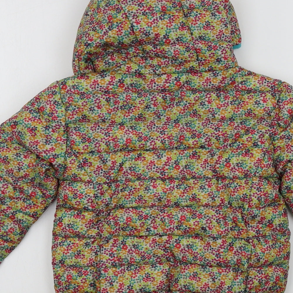NEXT Girls Multicoloured Geometric  Jacket  Size 7 Years