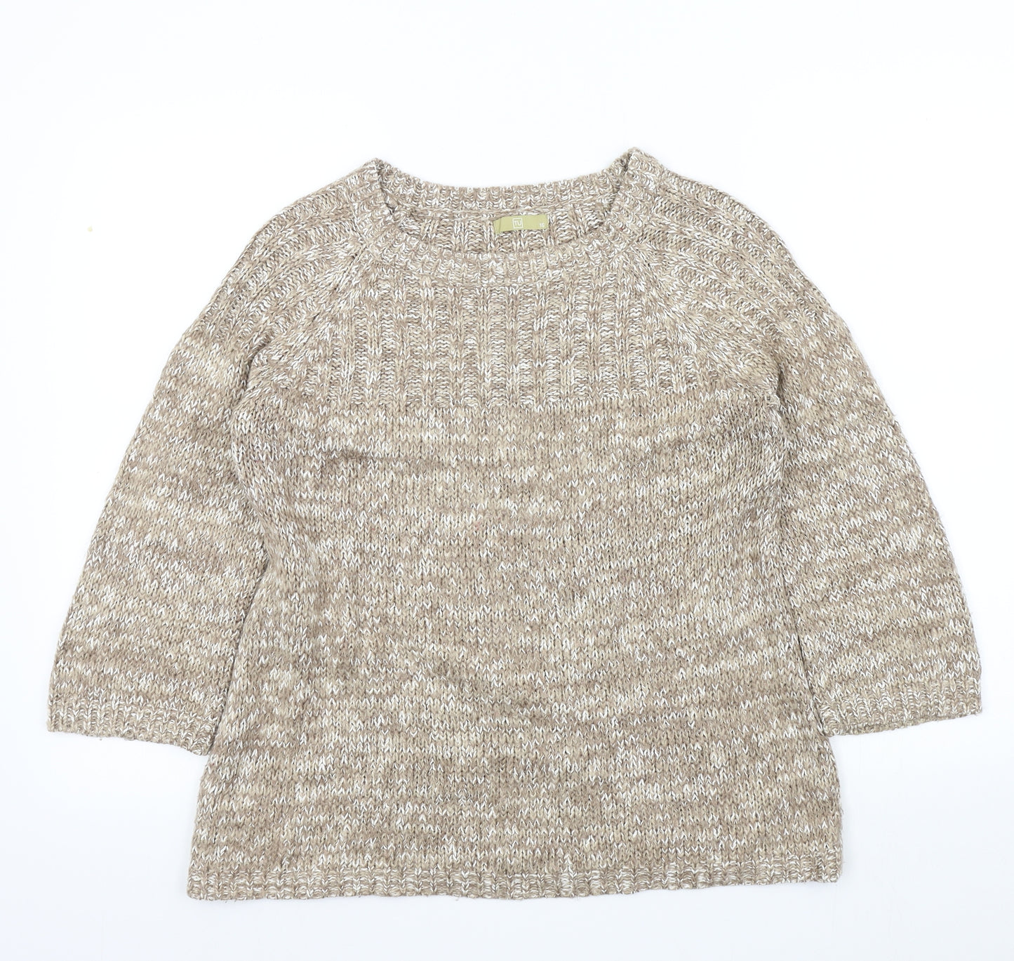 TU Womens Brown   Pullover Jumper Size 16