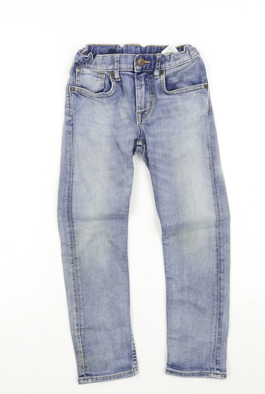 H&M Boys Blue Colourblock  Straight Jeans Size 6 Years