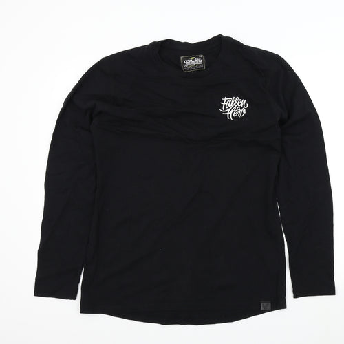 fallen  hero Mens Black    T-Shirt Size XL