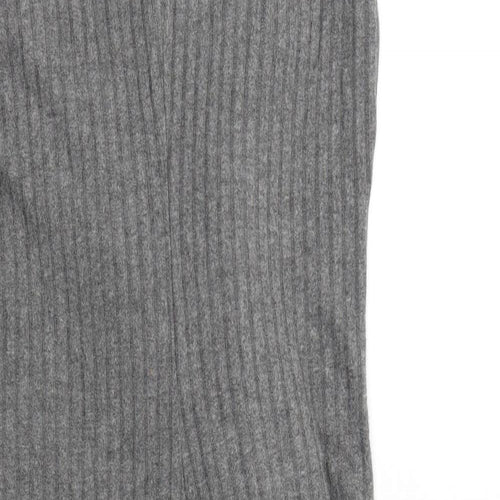 Bella Luxx Womens Grey Colourblock  A-Line  Size S