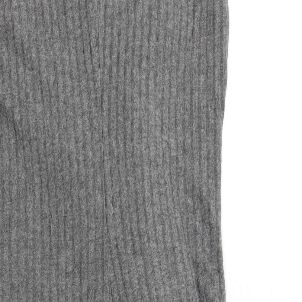 Bella Luxx Womens Grey Colourblock  A-Line  Size S