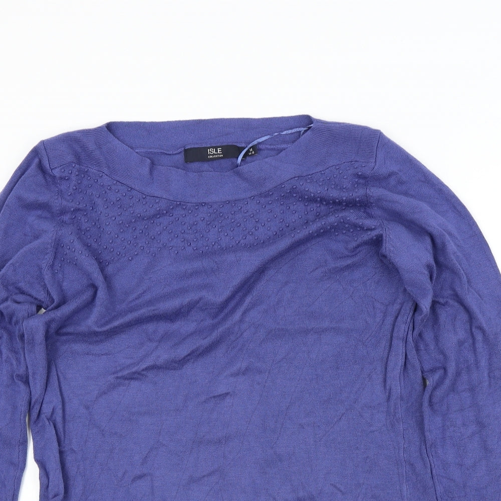 Edinburgh Woolen Mill  Womens Blue   Pullover Jumper Size 14