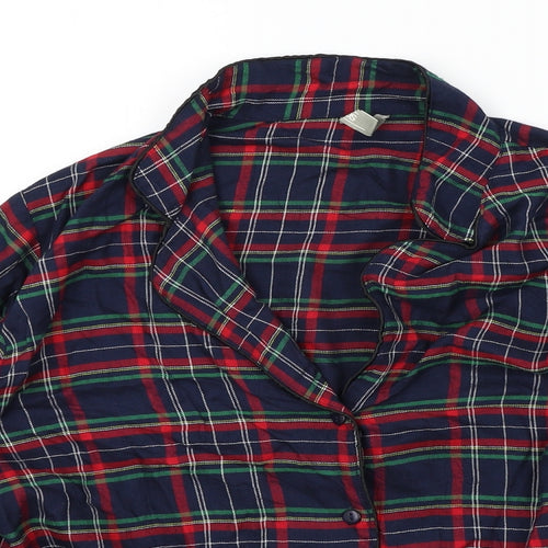 ASOS Womens Blue Check  Top Pyjama Top