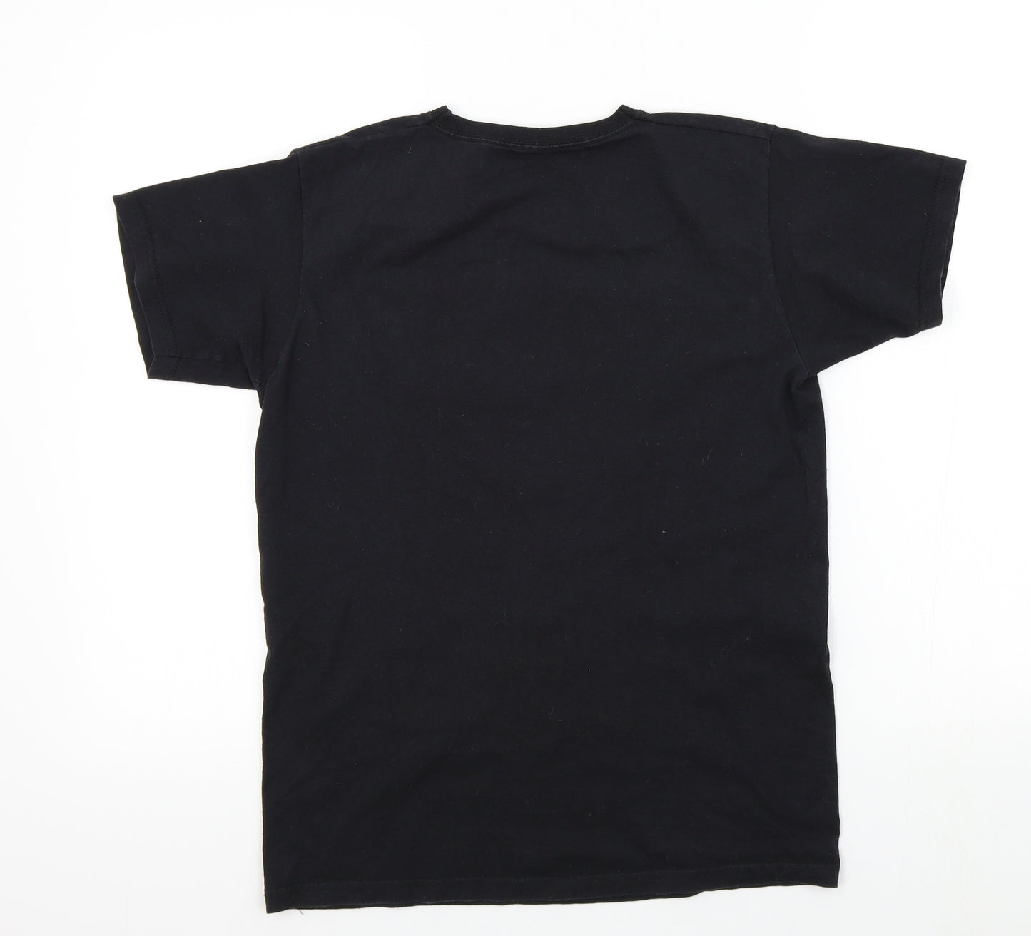 friends Girls Black Colourblock  Basic T-Shirt Size S