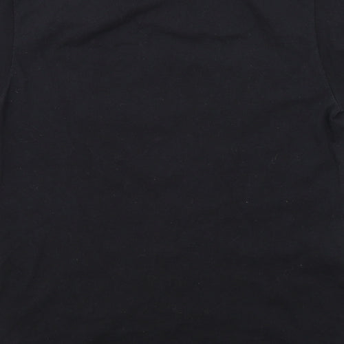 friends Girls Black Colourblock  Basic T-Shirt Size S