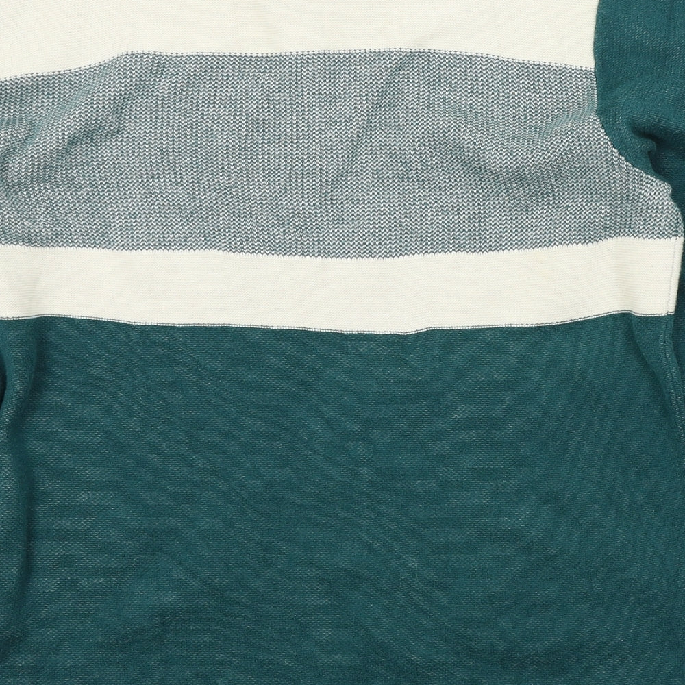 TOM TAILOR Mens Green   Pullover Jumper Size M