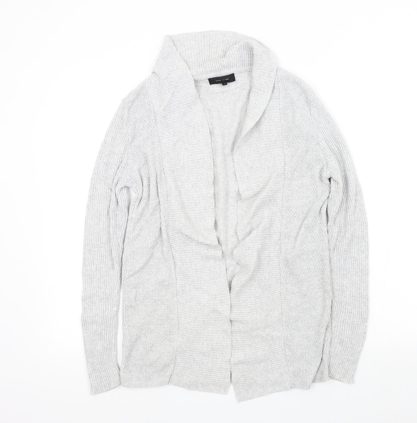 River Island Womens Grey   Cardigan Jumper Size S