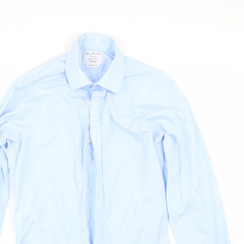V&M  Mens Blue    Dress Shirt Size 15