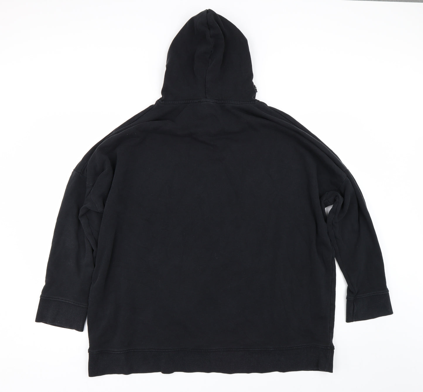 New Look Womens Black   Pullover Hoodie Size 26