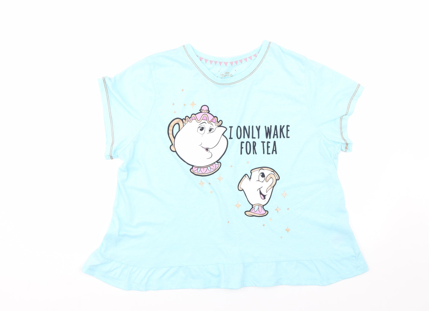 Love to lounge Womens Blue   Top Pyjama Top Size L  - Disney