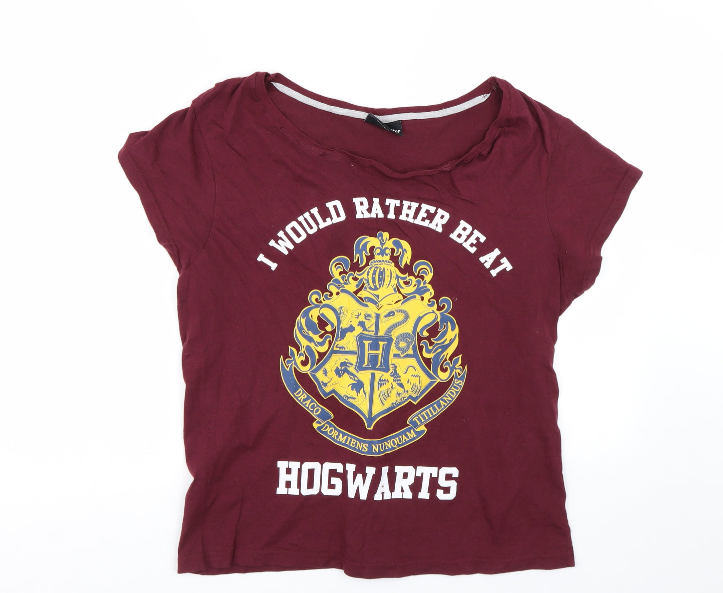 Harry Potter Womens Red   Top Pyjama Top Size 16  - Harry potter