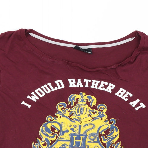 Harry Potter Womens Red   Top Pyjama Top Size 16  - Harry potter