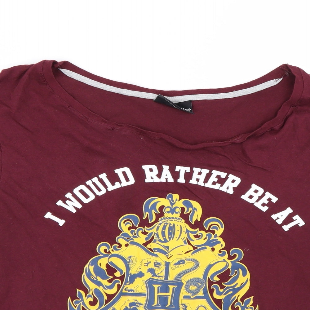 Harry Potter Womens Red   Top Pyjama Top Size 16  - Harry potter