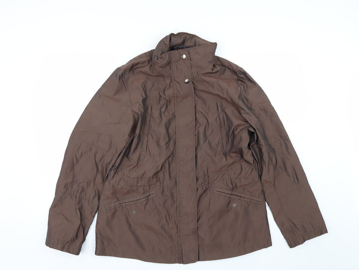 Debenhams Womens Brown   Jacket Coat Size 14