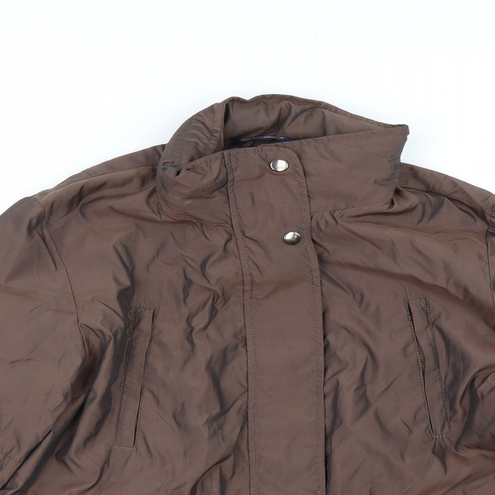 Debenhams Womens Brown   Jacket Coat Size 14