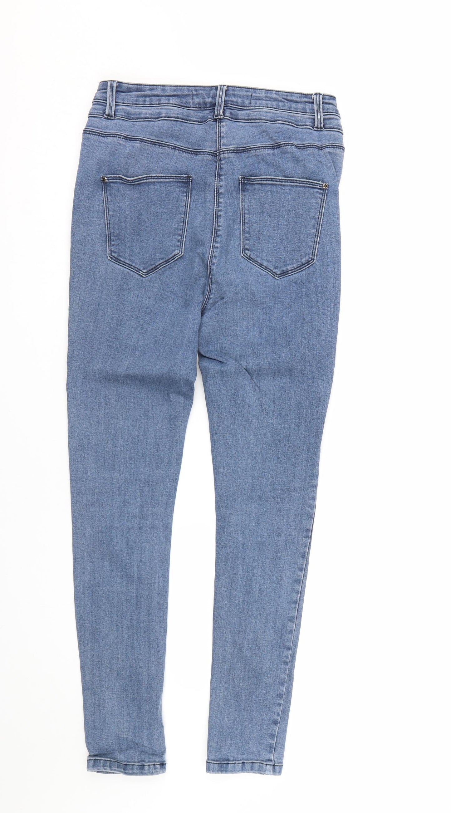 NEXT Womens Blue  Denim Skinny Jeans Size 12 L27 in