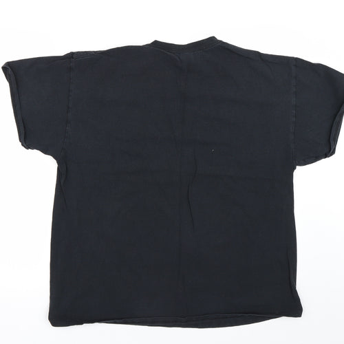 Gildan Mens Black    T-Shirt Size XL