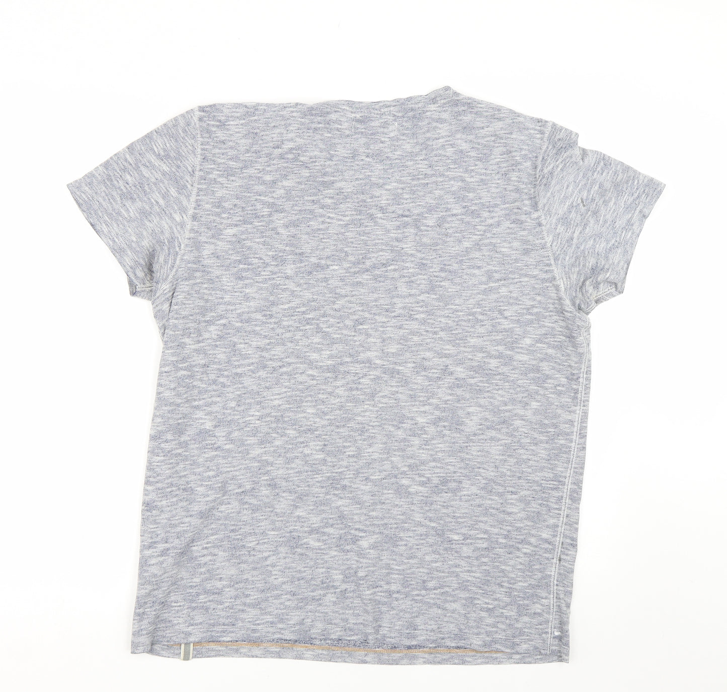 NEXT Mens Blue Striped   T-Shirt Size L