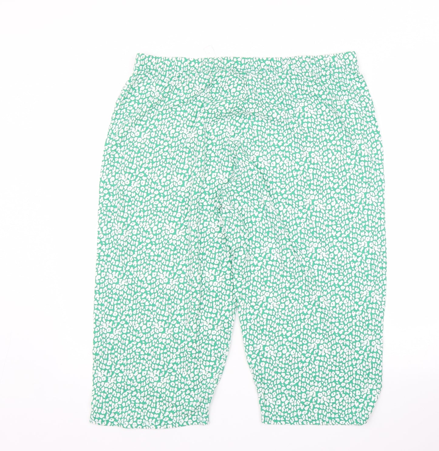 George Womens Green   Capri Trousers Size 16 L20 in