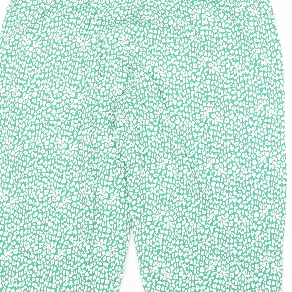 George Womens Green   Capri Trousers Size 16 L20 in