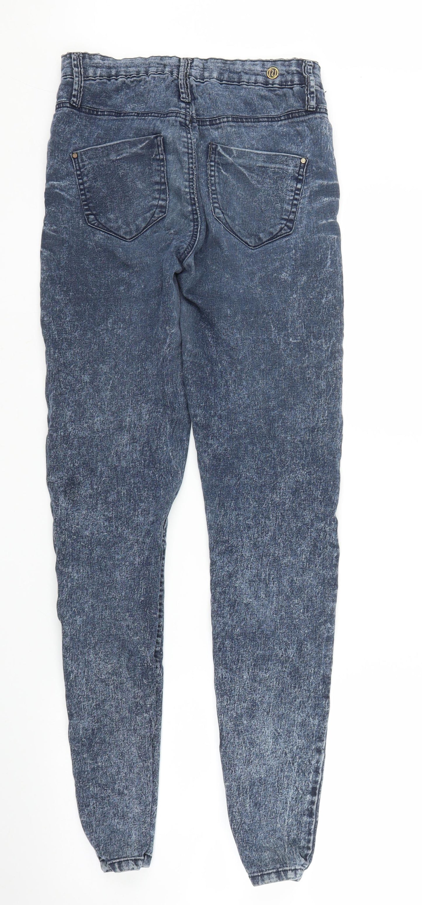 River Island Womens Blue  Denim Jegging Jeans Size 10 L29 in