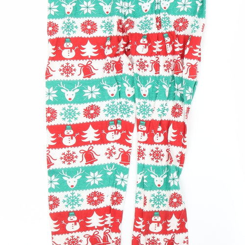 Kids Boys Green Fair Isle   Pyjama Set Size 11 Years  - Christmas