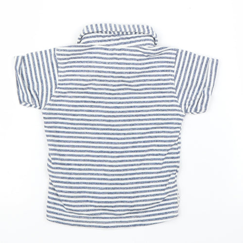 Peacock Boys White Striped  Basic Button-Up Size 6-9 Months