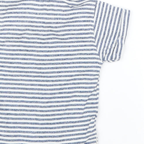 Peacock Boys White Striped  Basic Button-Up Size 6-9 Months