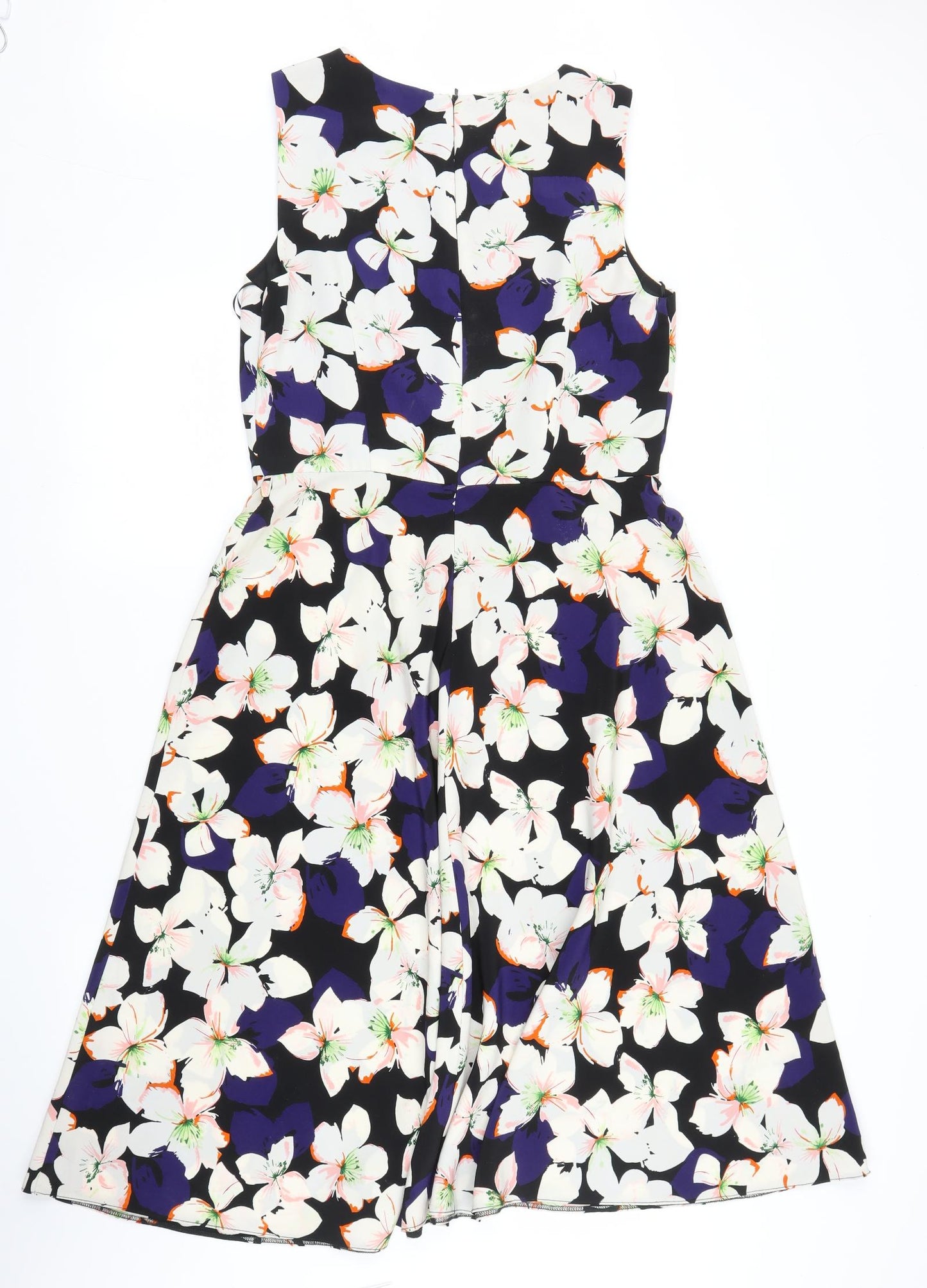 Papaya Womens Blue Floral  A-Line  Size 12