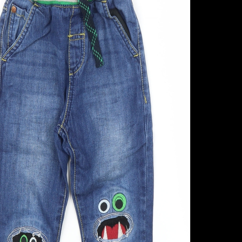 NEXT Boys Blue  Denim Straight Jeans Size 3-4 Years