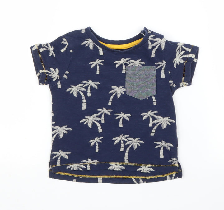 Primark Boys Blue   Basic T-Shirt Size 6-9 Months
