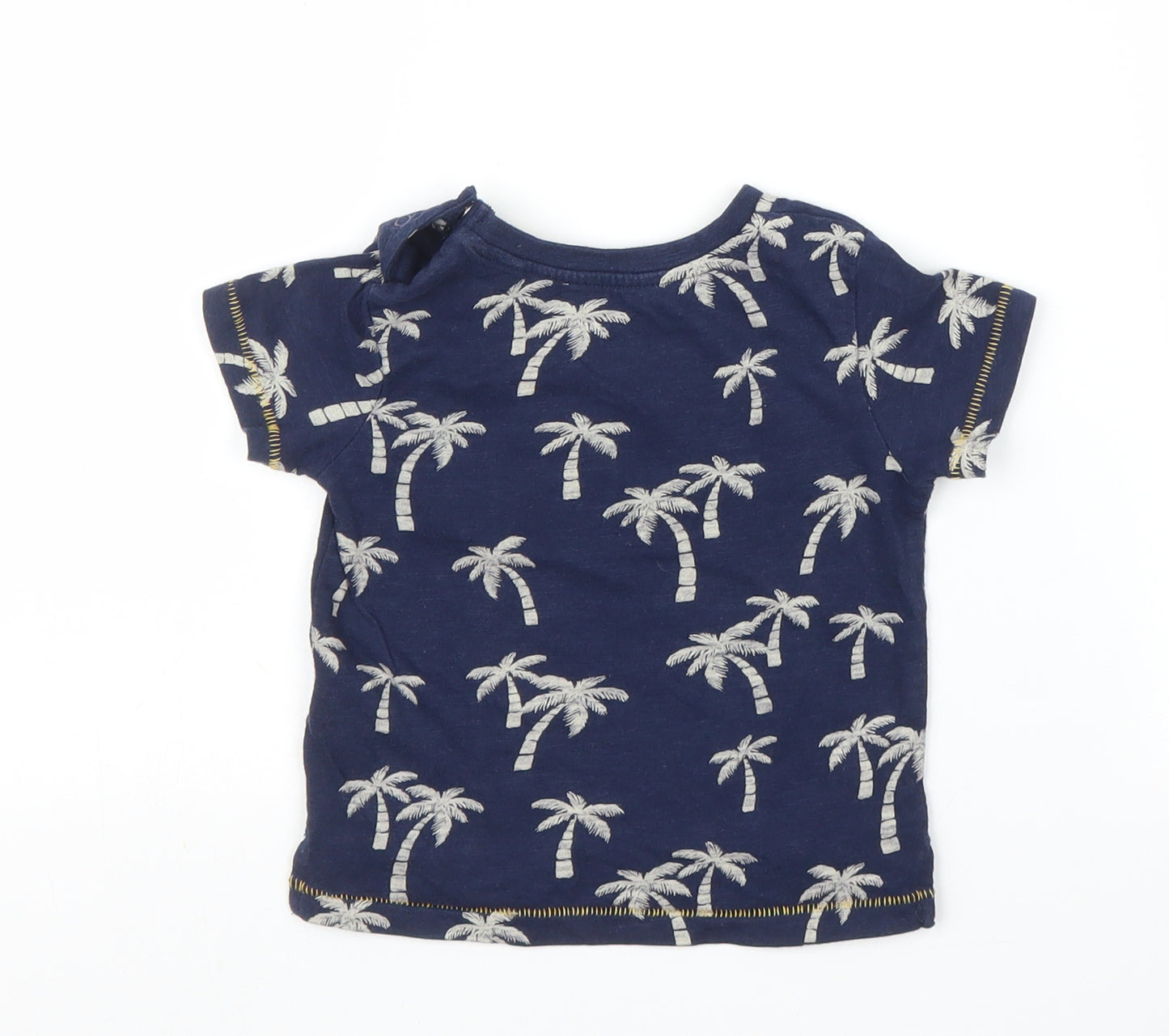 Primark Boys Blue   Basic T-Shirt Size 6-9 Months