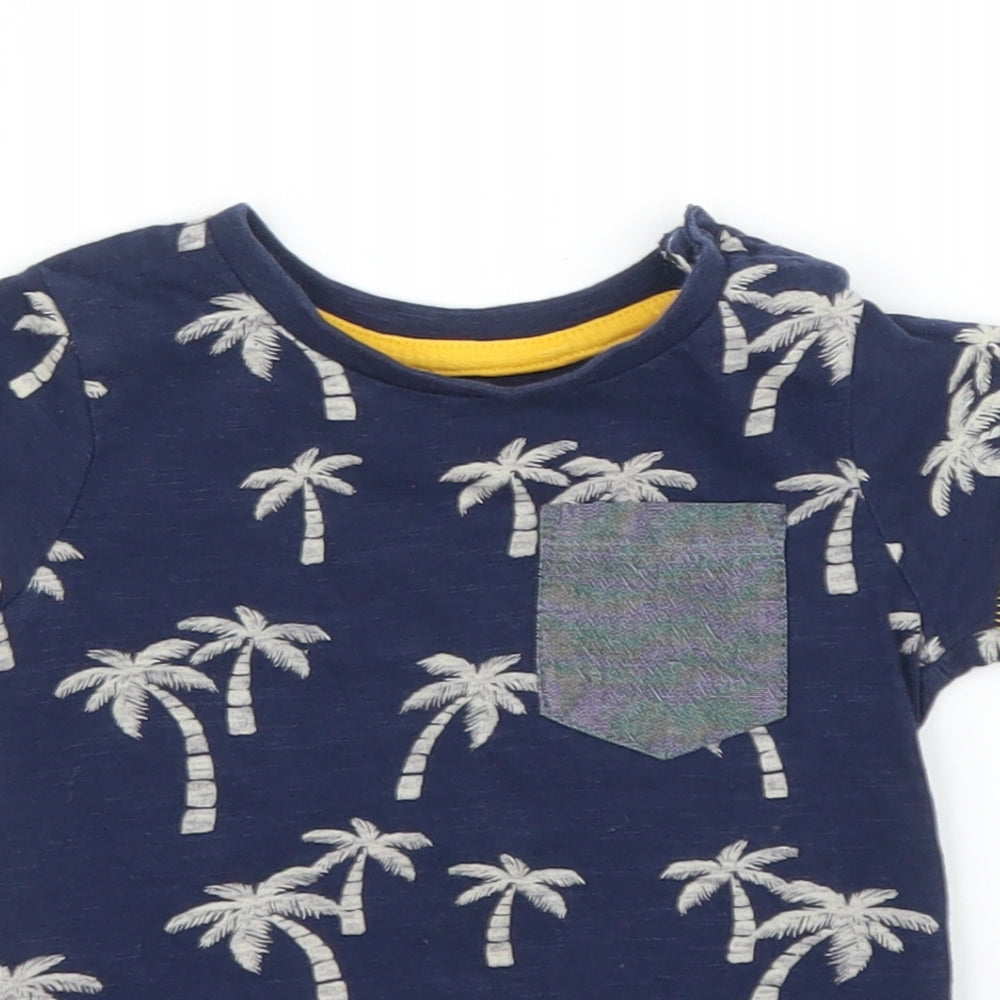 Primark Boys Blue   Basic T-Shirt Size 6-9 Months