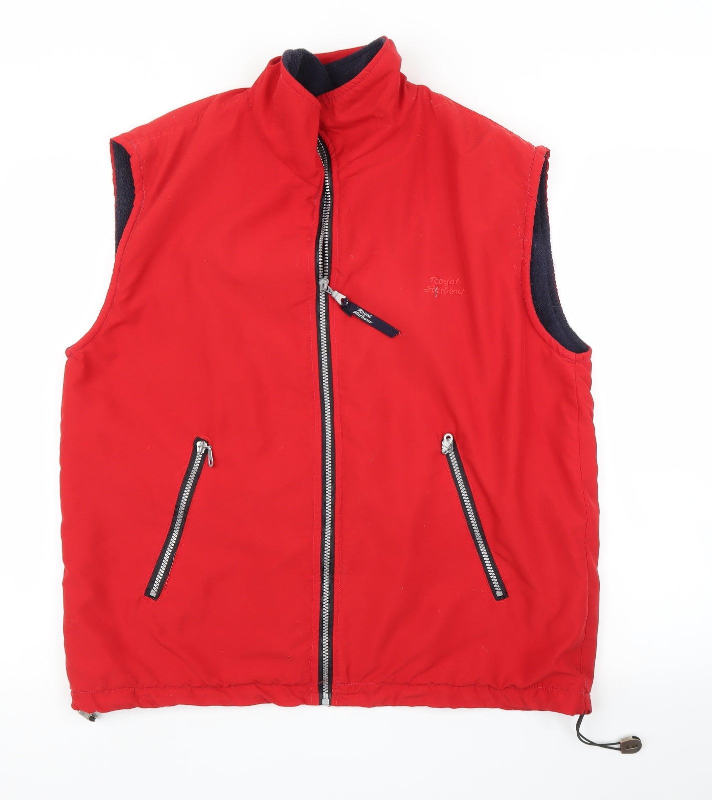 Royal Harbour Mens Red   Gilet Jacket Size M