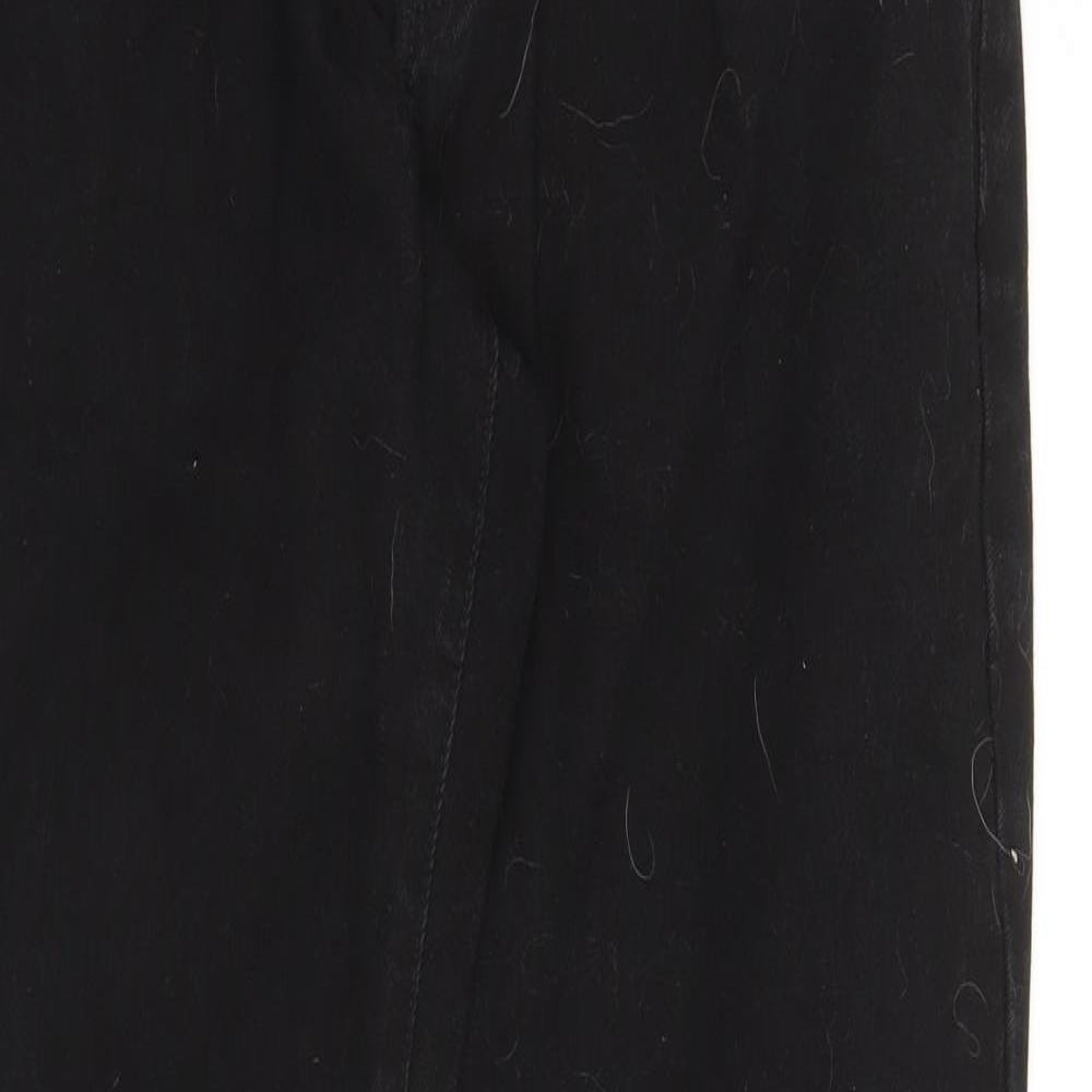 F&F Mens Black  Denim Straight Jeans Size 36 in L34 in