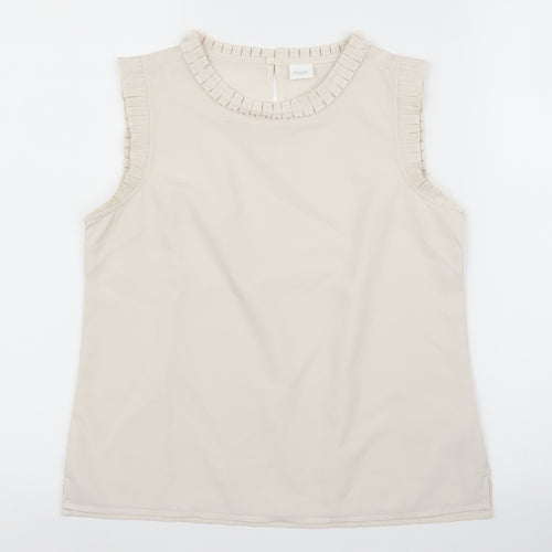 NEXT Girls Beige   Basic Blouse Size 12 Years